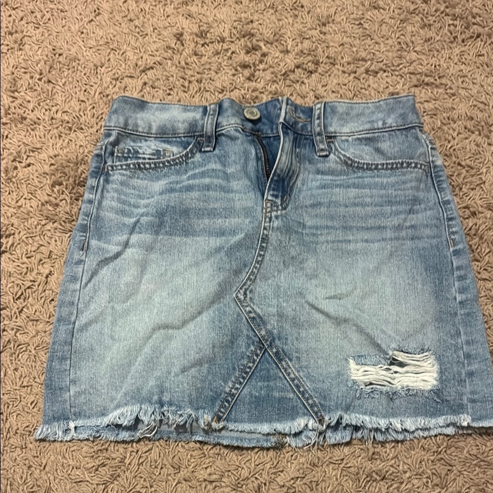 Kohl's Blue Casual Mini Pencil Skirt